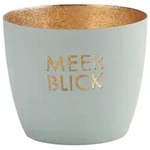 Gift Company Teelichthalter, Blau, Metall, 9 cm, Dekoration, Kerzen & Zubeh&ouml;r,