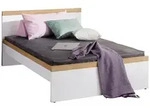Paidi Bett Oscar, Wei&szlig;, Eiche, 120x200 cm, Blauer Engel, Goldenes M, in