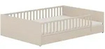 Paidi Bodenbett Little Flo, Beige, 147.6x50.8x205.6 cm, Blauer Engel, Goldenes M, in