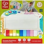 Hape Babyklavier, Gelb, Orange, Rot, Pink, Violett, Hellblau, Hellgr&uuml;n, Wei&szlig;