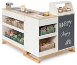 Musterkind Kaufladen Bollea, Natur, Wei&szlig;, Holz, 30x64x118 cm, unisex, EN 71, CE, FSC