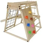 Juskys Kletterger&uuml;st, Natur, Holz, 102x98 cm, unisex, Spielzeug, Holzspielzeug