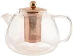 Leonardo Teekanne TE PER TE, Klar, Glas, 1500 ml, 19x15.5x17.3 cm, Ausgie&szlig;er,