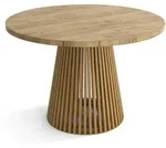 Sepro Meble Tisch, Gelb, Holzwerkstoff, Rund, Sockel, 100x77x200 cm, Esszimmer,