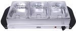Silva Schneider Chafing-Dish, Schwarz, Edelstahl, Metall, Kunststoff, 4,5 L,