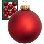 Krebs Glas Lauscha Christbaumkugeln, Rot, Glas, 7x7x7 cm, Dekoration,