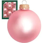 Krebs Glas Lauscha Christbaumkugeln, Rosa, Glas, 7x7x7 cm, Dekoration,