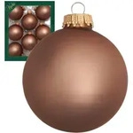 Krebs Glas Lauscha Christbaumkugeln, Braun, Glas, 7x7x7 cm, Dekoration,