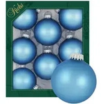 Krebs Glas Lauscha Christbaumkugeln, Blau, Glas, 7x7x7 cm, Dekoration,