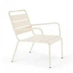 Oviala Relaxsessel,, Beige, Metall, 1-Sitzer, Quadratisch,quadratisch, 65x76x70...