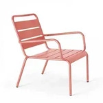 Oviala Relaxsessel,, Pink, Metall, 1-Sitzer, Quadratisch,quadratisch, 65x76x70 cm,