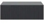 Selsey Nachtschrank, Schwarz, Holzwerkstoff, 1 Schubladen, Rechteckig, 50x17x35.6 cm,