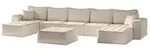 Fun M&ouml;bel Wohnlandschaft, Beige, Textil, 452x85x192 cm, Wohnzimmer, Sofas & Couches,
