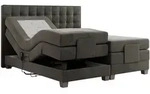 MKS Boxbett, Dunkelgrau, Textil, 2-Sitzer, H3, 7-Zonen, Rechteckig, 160x200 cm,
