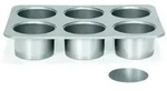 Patisse Muffinform, Silber, Metall, 21.5x5.2x31 cm, Backen, Backformen, Muffinformen