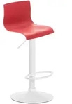 CLP Barhocker, Rot, Metall, 39x84x36 cm, Esszimmer, Barm&ouml;bel, Barhocker