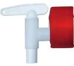 Graf Auslaufhahn, Rot, Kunststoff, 5x4x7 cm, Gartenzubeh&ouml;r, Gartenpflege,
