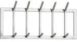 Mid.you Wandgarderobe, Silber, Metall, 65x30x10 cm, Garderobe, Garderobenleisten &