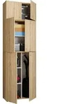 Mid.you Mehrzweckschrank, Sonoma Eiche, Kunststoff, 70x223x39 cm, stehend,
