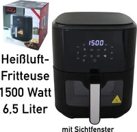 Atrigo HEISSLUFTFRITTEUSE Schwarz 29x34x38 cm