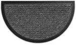 Astra FU&szlig;MATTE Border Star, Grau, Textil, 40x70 cm, rutschfest, Teppiche & B&ouml;den,