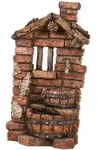 Gardenson Gartenbrunnen, Braun, Kunststoff, 32x66x22 cm, wetterfest, UV-best&auml;ndig,