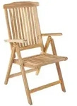 SAM Gartenstuhl, Beige, Holz, Rechteckig, 50x108x47 cm, Gartenm&ouml;bel, Gartenst&uuml;hle,