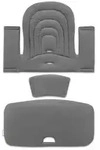 Hauck Hochstuhleinlage Highchair Baby Seat Pad, Dunkelgrau, Textil, 3-teilig,