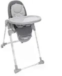Chicco Hochstuhl Polly Armonia, Hellgrau, Dunkelgrau, Kunststoff, 57x79-104x90 cm,