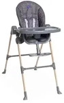 Chicco Hochstuhl Polly Essential, Dunkelgrau, Kunststoff, 50x93-107x89 cm, Essbrett
