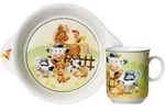 Ritzenhoff Breker Kindergeschirr, Mehrfarbig, Keramik, 2x2x2 cm, F&uuml;ttern,