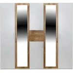 P & B Kleiderschrank Wimex Diver, Wei&szlig;, Eiche, Holz, Holzwerkstoff, 4 F&auml;cher,...