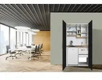 Respekta Schrankk&uuml;che Schrankk&uuml;che, Schwarz, Holzwerkstoff, 1 Schublade(n),1