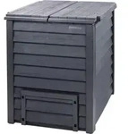 Garantia Komposter, Braun, Kunststoff, 600 L, 80x100x80 cm, Gartenzubeh&ouml;r,