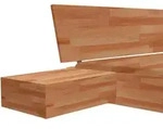Hasena Nachtschrank, Buche, Holz, Kernbuche, massiv, 1 Schublade(n) Schubladen,