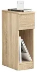 SoBuy Nachttisch, Natur, Holzwerkstoff, 20x60x35 cm, Schlafzimmer, Nachttische