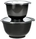 Rosti R&uuml;hrsch&uuml;ssel-Set, Schwarz, Kunststoff, 15 cm, Backen, Backhelfer,