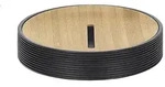 Kleine Wolke Seifenschale Kyoto, Schwarz, Hellbraun, Holz, Kunststoff, Bambus, 2.2