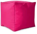 Green Bean Sitzsack-Hocker, Pink, Textil, F&uuml;llung: Styroporkugeln, Oval, 40x40x40