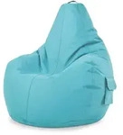 Green Bean Sitzsack, T&uuml;rkis, Textil, F&uuml;llung: Styroporkugeln, Oval, 70x90x80...