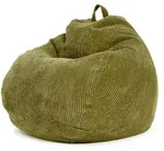 Green Bean Sitzsack, Gr&uuml;n, Textil, F&uuml;llung: Styroporkugeln, Oval, 90x110x90...