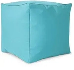 Green Bean Sitzsack-Hocker, T&uuml;rkis, Textil, F&uuml;llung: Styroporkugeln, Oval, 40x40x40