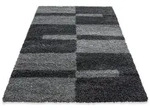 Ayyildiz Hochflorteppich Gala 2505, Grau, Textil, Karo, rechteckig, 160x230 cm,