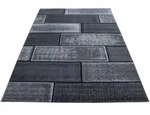 Ayyildiz Webteppich Plus 8007, Schwarz, Textil, Uni, rechteckig, 160x230 cm,