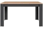 Mid.you Esstisch, Anthrazit, Eiche Artisan, Holzwerkstoff, rechteckig, eckig,