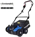 Hyundai Elektro-Vertikutierer, Blau, Kunststoff, 45 L, 1,500 W, 62x103x117 cm,
