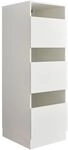 W&auml;scheschrank, Wei&szlig;, Holzwerkstoff, 2 F&auml;cher, 50x162x67.5 cm, Waschk&uuml;che,