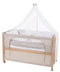 Roba Babybett, Natur, Beige, Holzwerkstoff, 60x120 cm, Babym&ouml;bel, Babybetten,