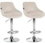 CLP Barhocker, Creme, Metall, 46x83x49 cm, Esszimmer, Barm&ouml;bel, Barhocker