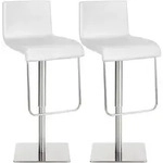 CLP Barhocker, Wei&szlig;, Metall, 39x80x46 cm, Esszimmer, Barm&ouml;bel, Barhocker